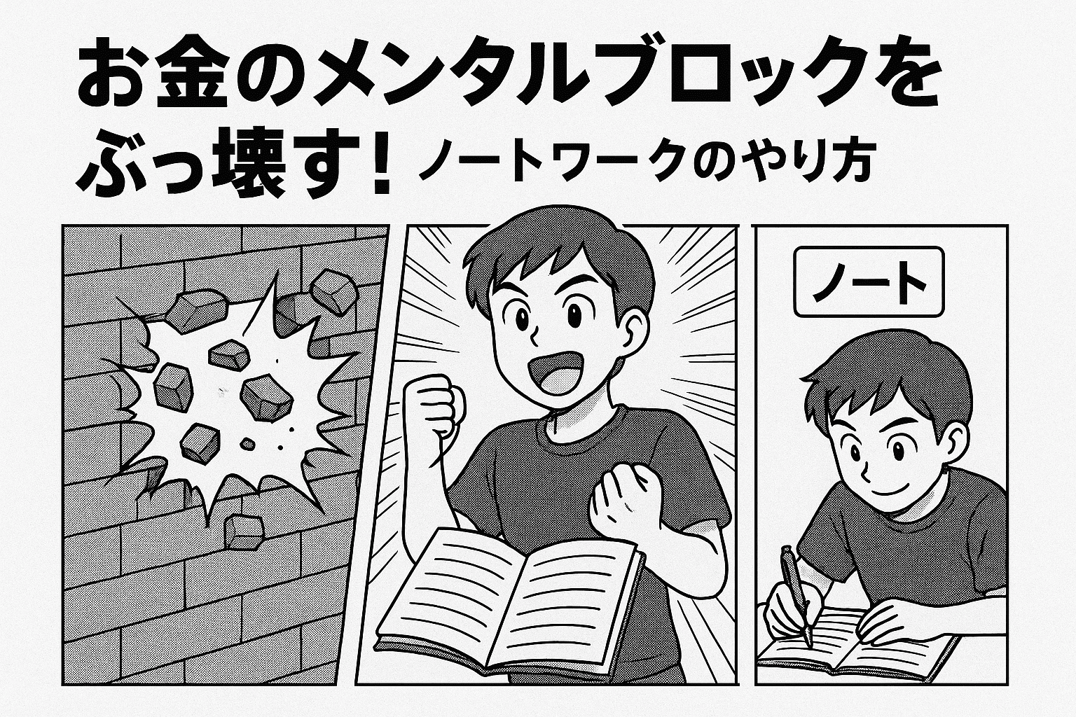 2025最新】お金のメンタルブロックをぶっ壊す！ノートワークのやり方 | Re:Mind研究所